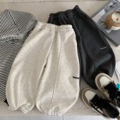 TREE男童加绒裤 子儿童一体绒休闲裤 卫裤 英国KABEI 宝宝保暖长裤 潮