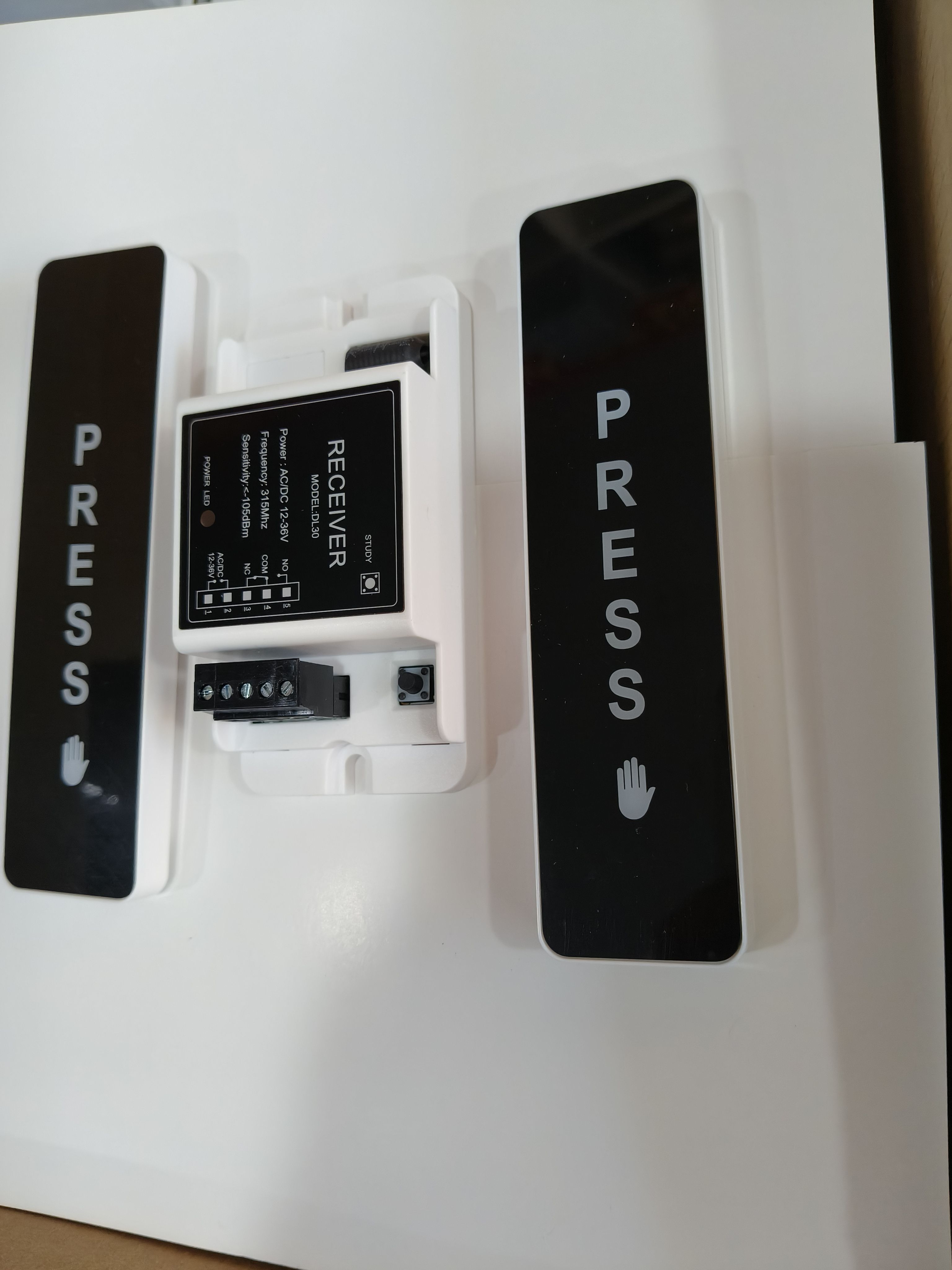 自动门新款无线手押开关DL30感应门无线遥控器电动门禁按押开关