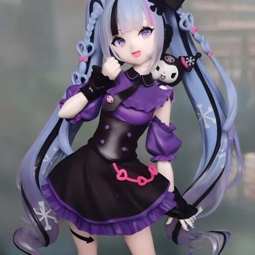 库洛米初音未来Q版手办摆件