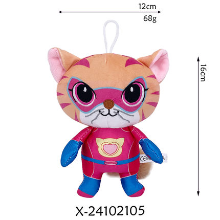 跨境新品超级小猫战队superkitties plush毛绒玩具公仔玩偶玩具
