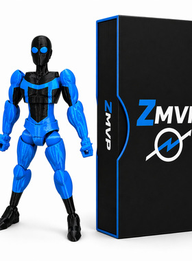 【zmvp】马克宇宙关节可动手办模型玩偶少侠系列战争3D模型收藏品