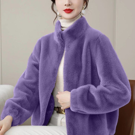 1688阿里巴巴淘宝特价版清仓女装秋冬季加绒加厚保暖妈妈宽松外套