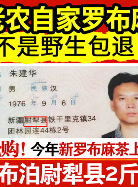 野生特产正品新芽萝卜罗布麻