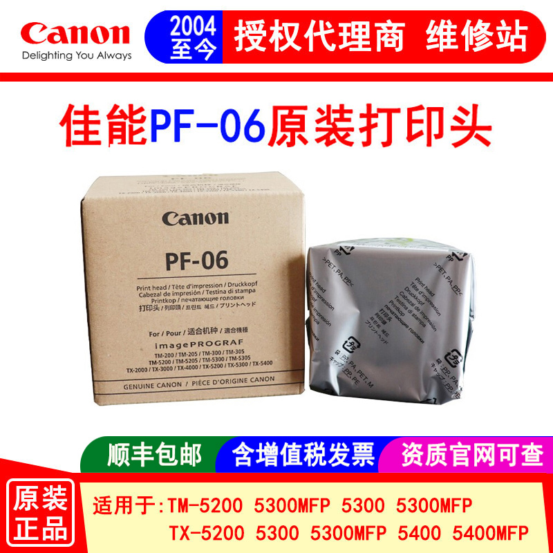原装佳能绘图仪PF-06打印头