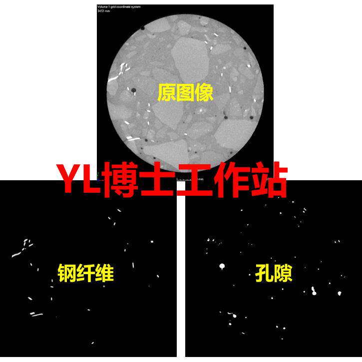 代做：CT图像处理；三维重建、孔隙分析；体积、形状、空间分布 - 实物图