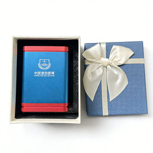 消防员纪念品红蓝朋友笔筒金属摆件铝合金办公创意商务礼品高档时