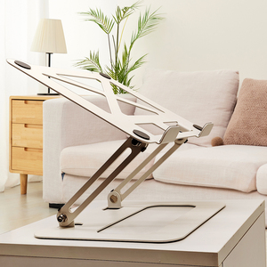 笔记本电脑平板支架悬空散热升降增高站立式桌面键盘铝合金托支架