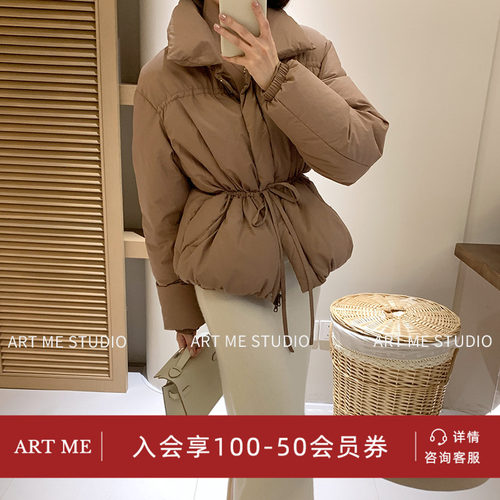 收腰显瘦90白鸭绒羽绒服女冬季