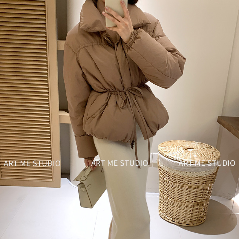 收腰显瘦90白鸭绒羽绒服女冬季