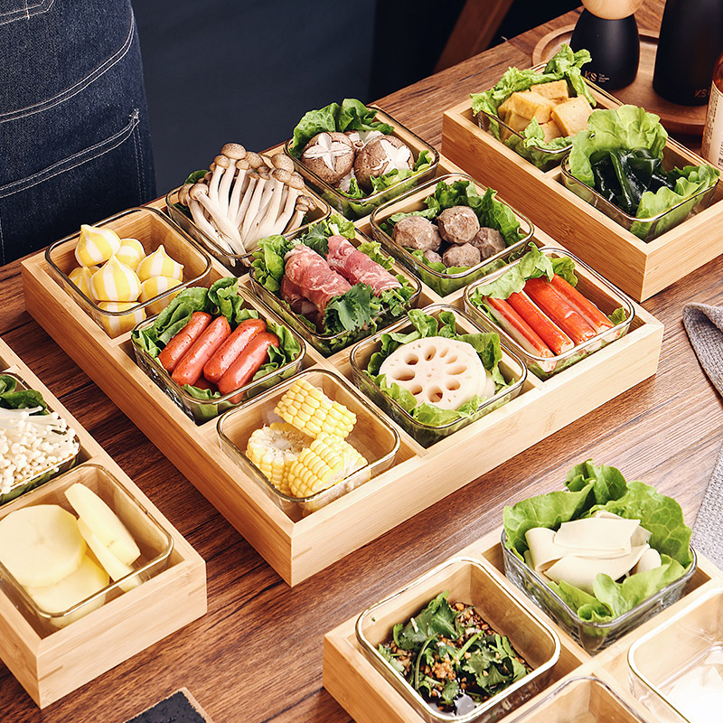 九宫格托盘餐具火锅食材配菜盘