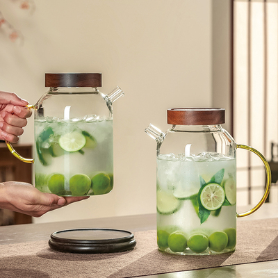 玻璃冷水壶家用耐高温凉水壶2025新款大容量冷泡茶壶储水壶水瓶