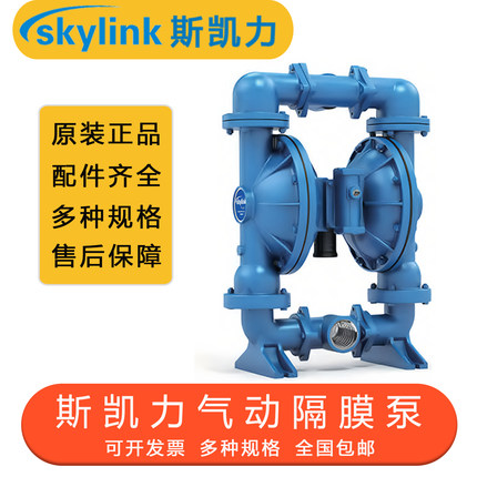 斯凯力气动隔膜泵skylink不锈钢SK80铝合金铸铁泵耐腐蚀配件膜片