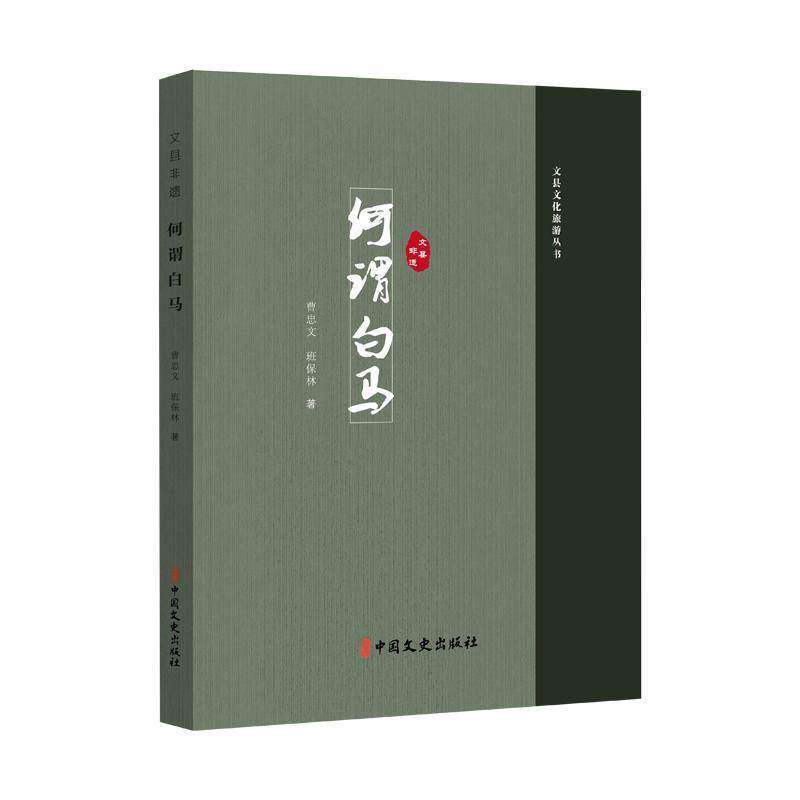 文县非遗:何谓白马曹忠文 文化书籍