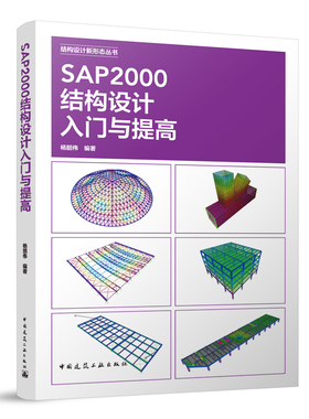 SAP2000结构设计入门与提高 配有视频扫码观看 结构设计新形态丛书 悬挑大雨篷结构计算分析高层混凝土网架结构弹塑性时程