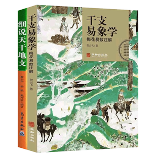 细说天干地支+干支易象学 梅花易数注解 2册 五行干支八卦周易原文卦象歌赋原文解析点评白话解天干地支源流应用知识 梅花易数书籍
