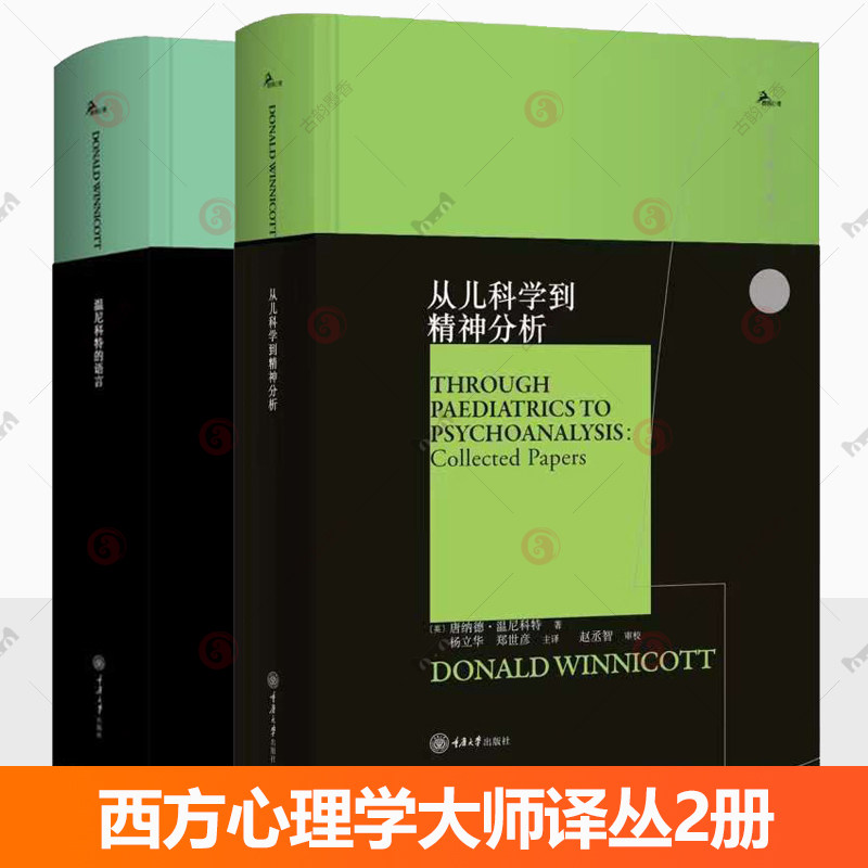 温尼科特的语言+从儿科学到精神分析 西方心理学大师译丛 简·艾布拉姆 唐纳德·温尼科特 著 重庆大学出版社 单套自选