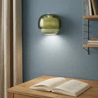 Cheese-shaped double-layer glass wall lamp, creative and niche decorative lamp, designer model room, living room, bedroom, bedside lamp thumbnail 4