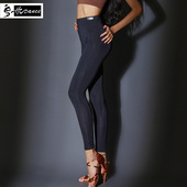 皇朝拉丁舞服女成人拉丁舞裤 紧身形体服舞蹈练功服打底裤 子A2174