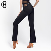 HC·DANCE拉丁舞服新款 练功服DX2031 练功服女成高腰镂空紧身裤