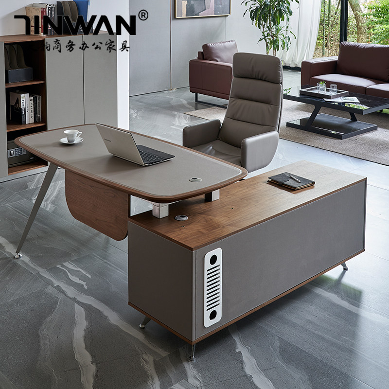 Ian Van Office furniture desk Modern simplicity Manager table Executive desk Taipan Single Tables and chairs Boss tablein the Business/Office Furniture , Office Furniture , Desk , Desk/Executive Desk  category - from Buy2taobao.com to provide professional Taobao agent buy service