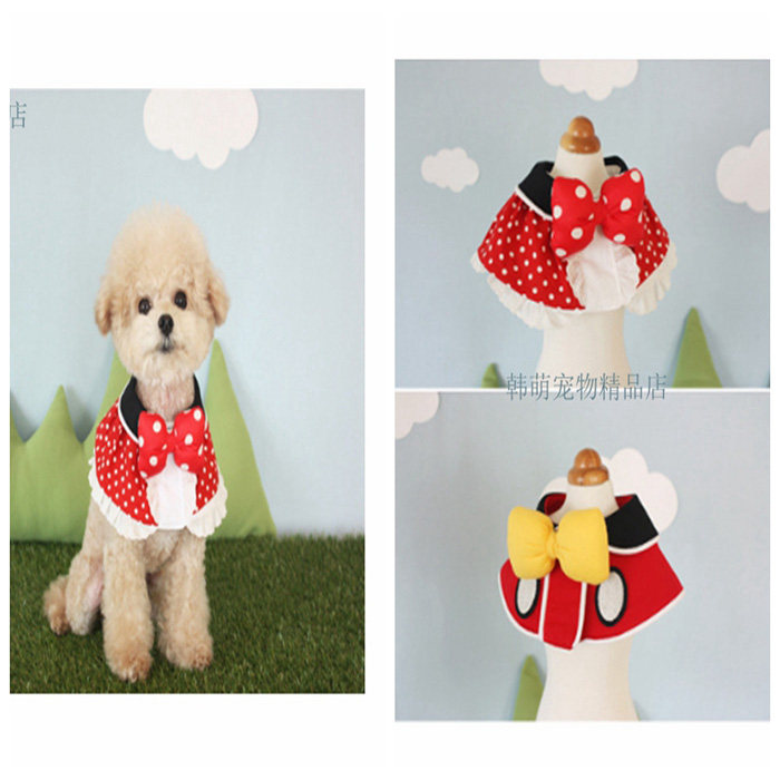 宠物围巾围脖狗口水巾三角巾柴犬金毛大中小型犬猫咪比熊泰迪通用