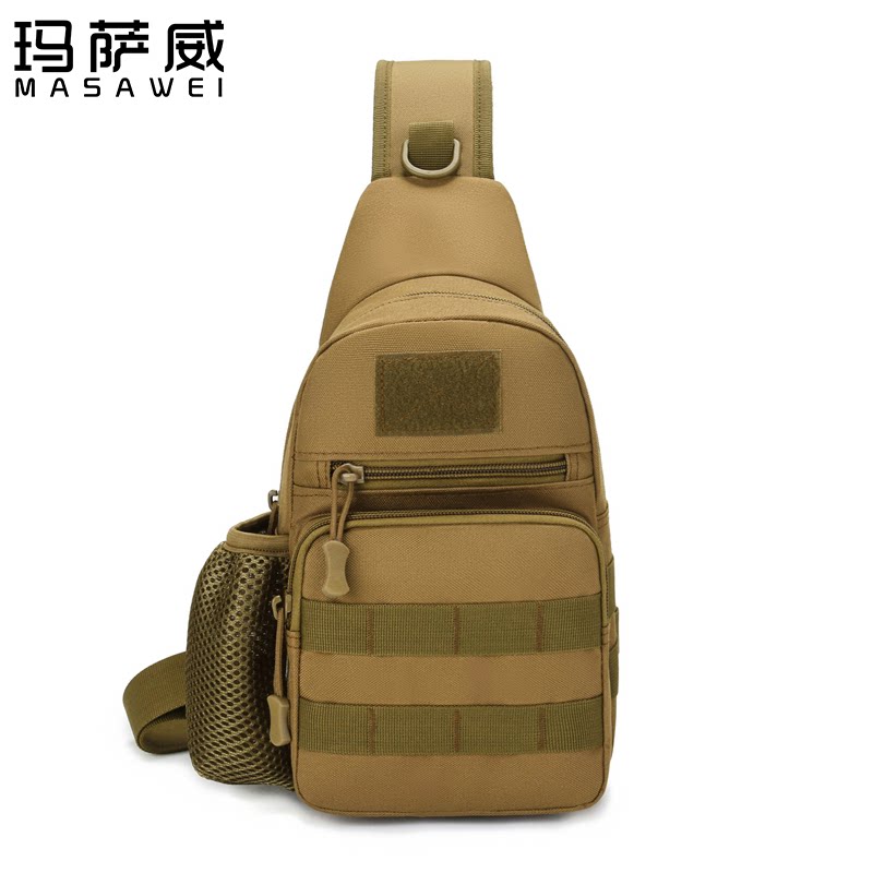 单肩斜挎包多功能潮牌斜背包小包潮流邮差包户外男包休闲男士胸包