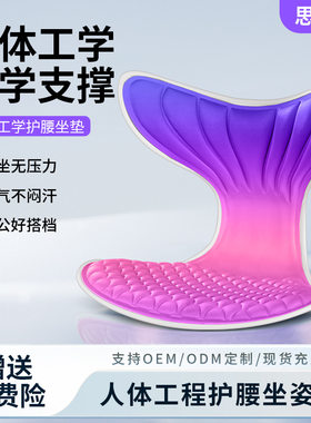 思菲其护腰坐垫靠背办公室记忆棉轻奢靠垫久坐腰垫靠背垫护腰