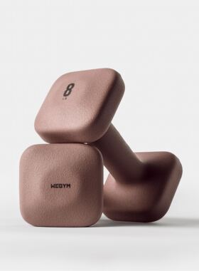 WeGym浸塑哑铃女士专业健身男士居家用锻炼燃脂塑形力量训练臂肌