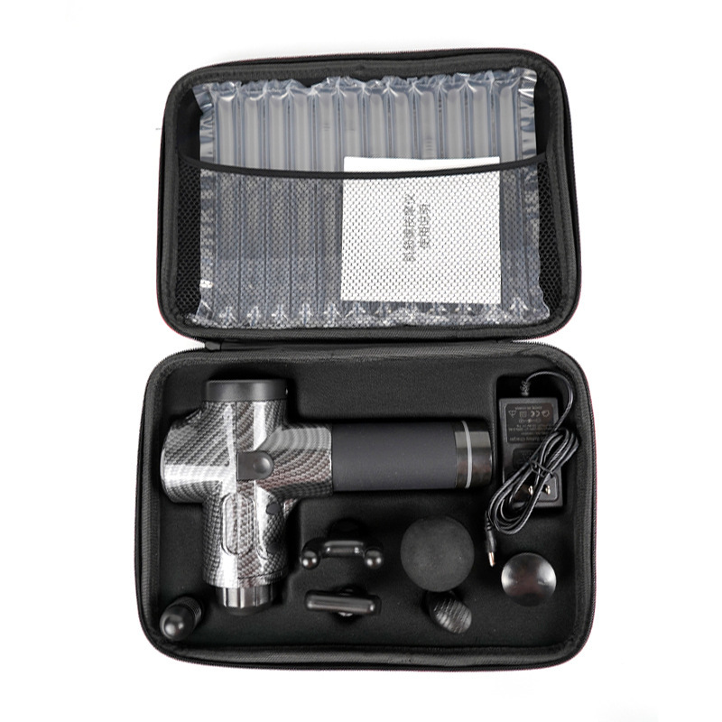 筋膜枪按摩器健身无刷按摩枪触屏筋膜抢Fascia gun地中海的心666