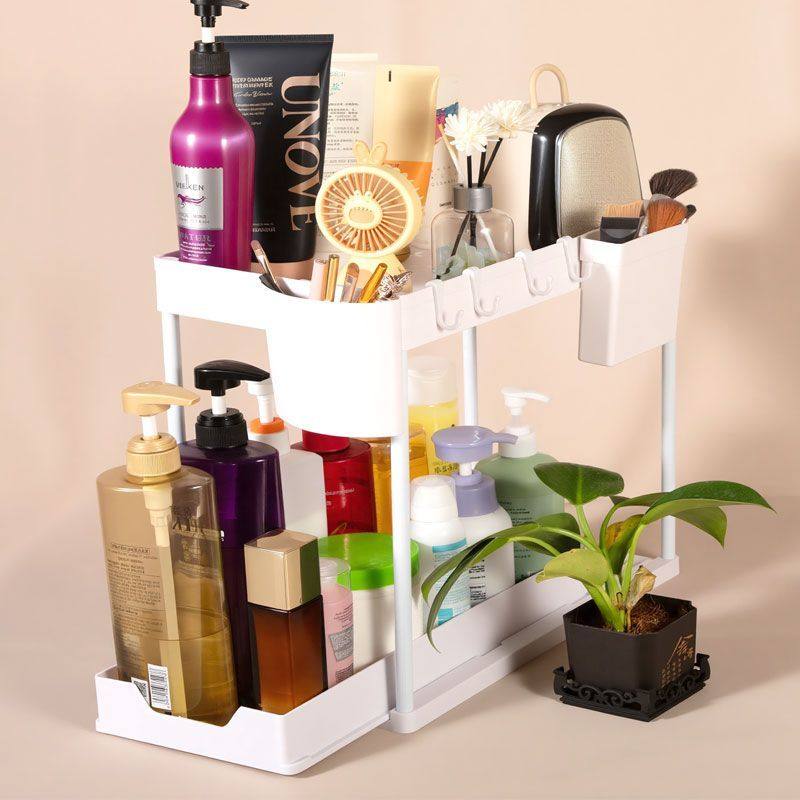 厂家直销贴标家用厨房收纳置物架可移动神器分层抽拉式橱柜调料架,厨房/烹饪用具,抹布架/厨房清洁收纳架,淘宝优惠券,粉丝福利购,淘宝优惠卷