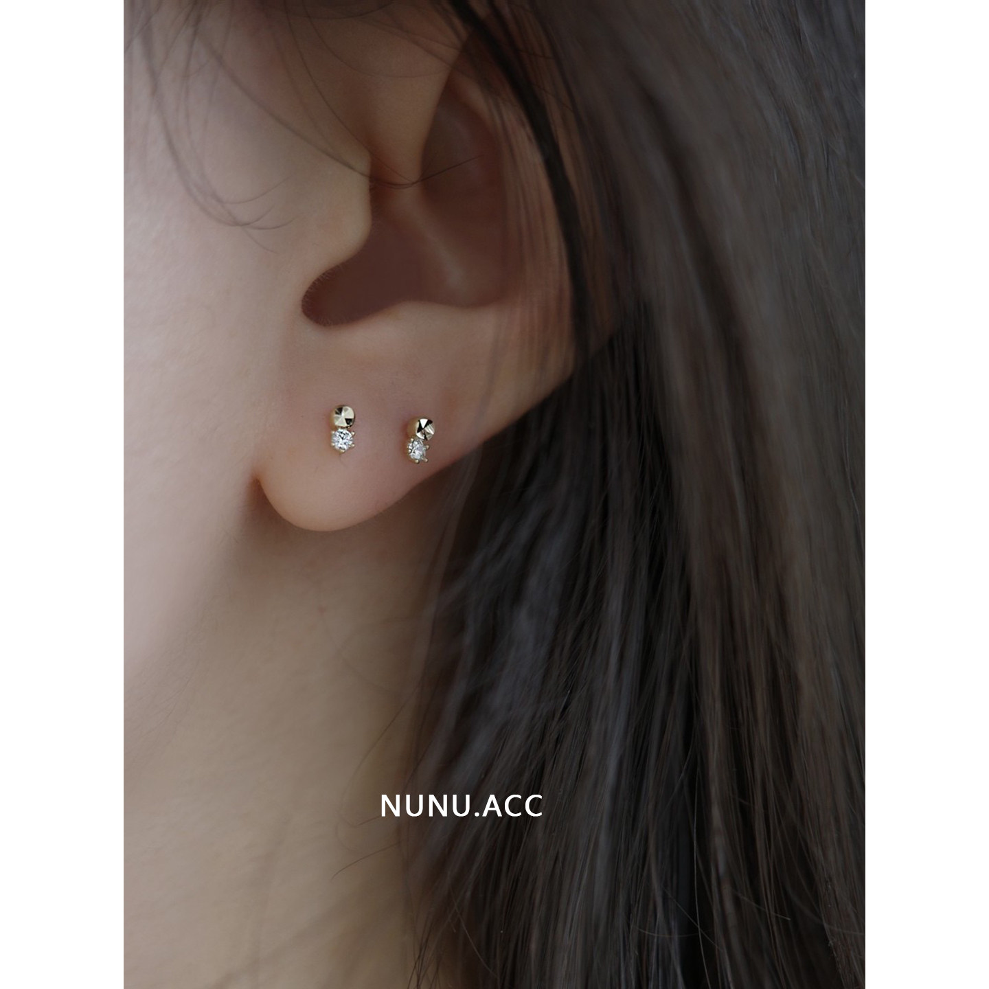 NUNU 超迷你S925纯银锆石耳钉高级感通勤小耳朵耳骨钉耳环耳饰女,饰品/流行首饰/时尚饰品新,银饰耳饰,淘宝优惠券,粉丝福利购,淘宝优惠卷