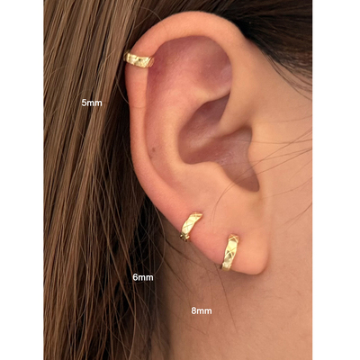 NUNU睡觉不用摘超mini菱格耳扣