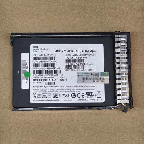 HP P05320-001 480G RI SSD SATA--议价商品