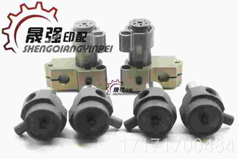 看下菱印刷机飞达拉线递纸嘴三前吸风三菱机分纸嘴吸后达风吸咀飞