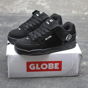 耐磨减震舒适BMX街舞男女鞋 GLOBE专业滑板鞋 sk8 复古面包鞋 黑武士