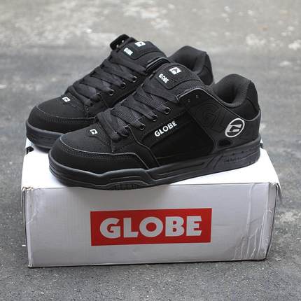 黑武士 复古面包鞋GLOBE专业滑板鞋耐磨减震舒适BMX街舞男女鞋sk8