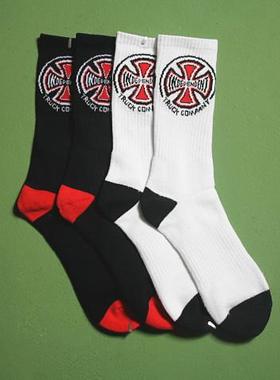 包邮 indep中筒纯棉毛巾底袜透气吸汗男女滑板街舞BMX袜子sk8四季