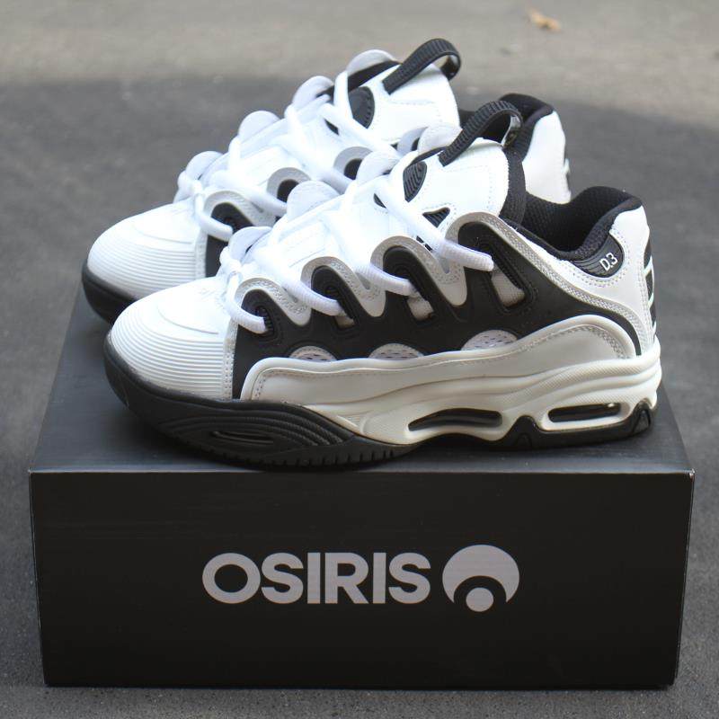 OSIRISD3熊猫配色气垫滑板鞋男