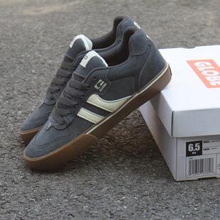 GLOBE男女滑板鞋低帮系带休闲运动耐磨BMX鞋翻毛皮Ollie尖翻大码