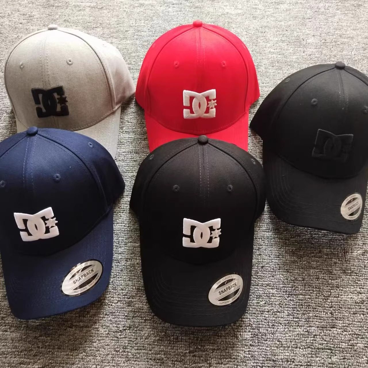 四季DC滑板帽男女同款棒球帽鸭舌帽休闲运动帽防晒帽情侣款帽BMX