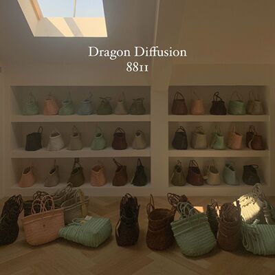 手工牛皮编织包dragondiffusion