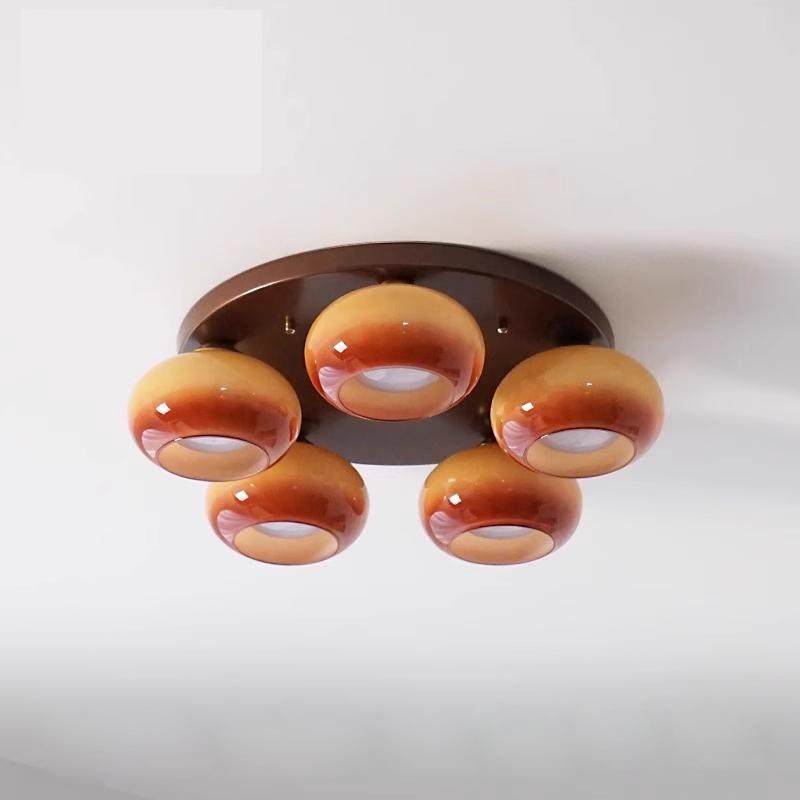 中古vintage柿子吸顶灯