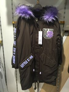 【现货即发】2016艾格Es冬装 毛领连帽棉服 160332025-34