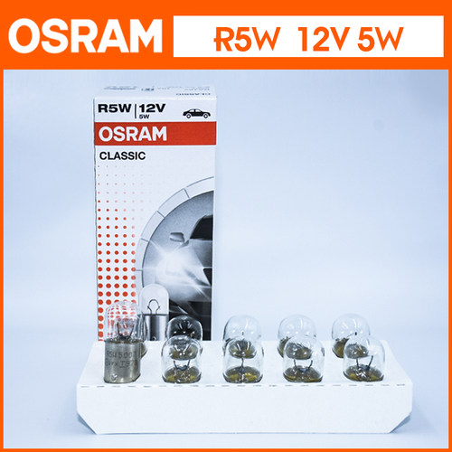 欧司朗12V指示灯5007/R5W后尾灯5008/R10W汽车配件刹车灯后雾灯泡