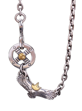 纯银太角链男士复古高桥吾郎