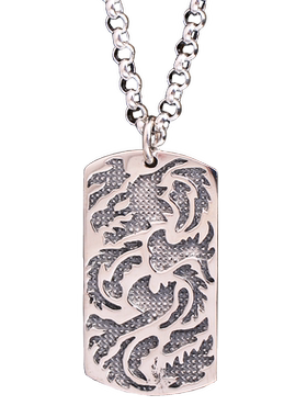 天使之愿925银项链复古图腾龙男