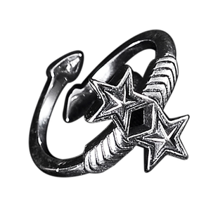 cody sanderson星星戒指明星饰品同款潮流五星开口小指戒尾戒