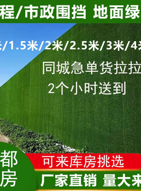 仿真草坪地毯人造人工草皮绿色户外装饰围挡假草塑料阳台幼儿园