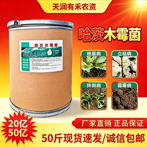 50亿哈茨木霉菌微生物菌剂杀菌剂全水溶哈茨木毒菌死棵烂苗根腐病