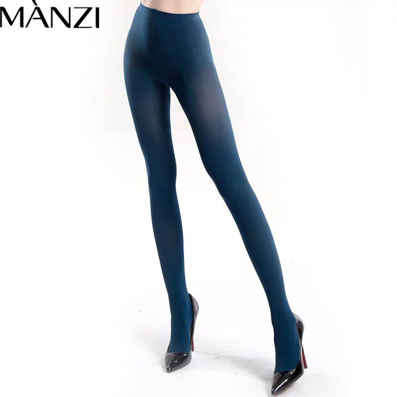 曼姿200d丝质棉感t裆亚光连裤袜